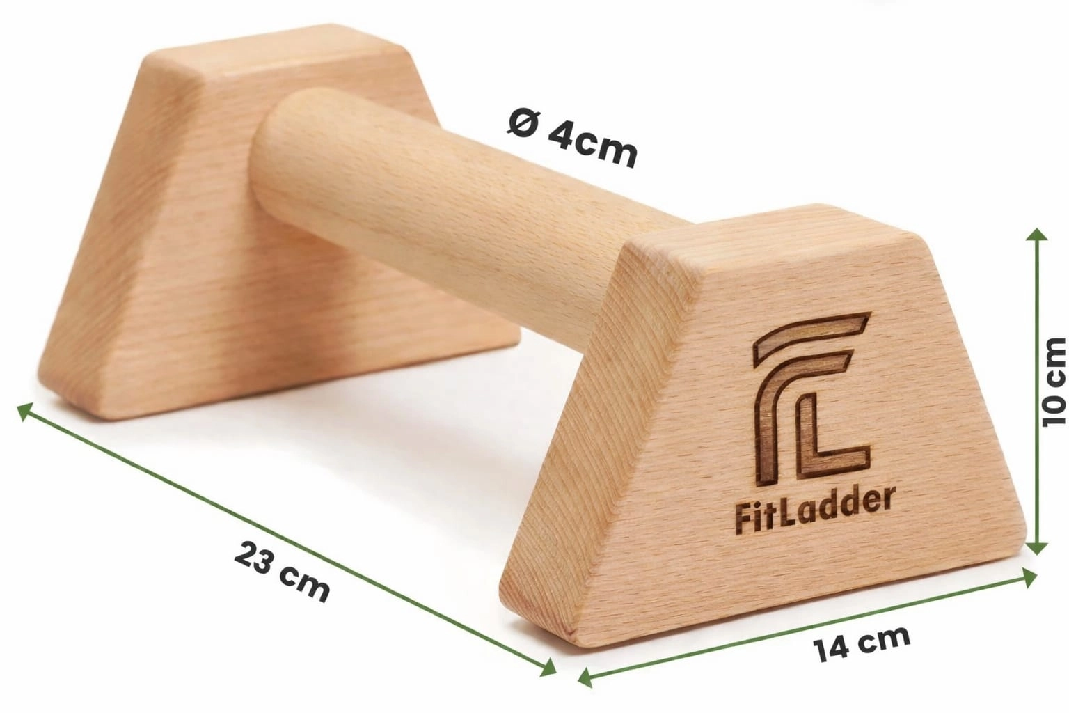 Ahşap Şınav Barı (Push Up Bar) – Kaymaz ve Dayanıklı Paralel Bar
