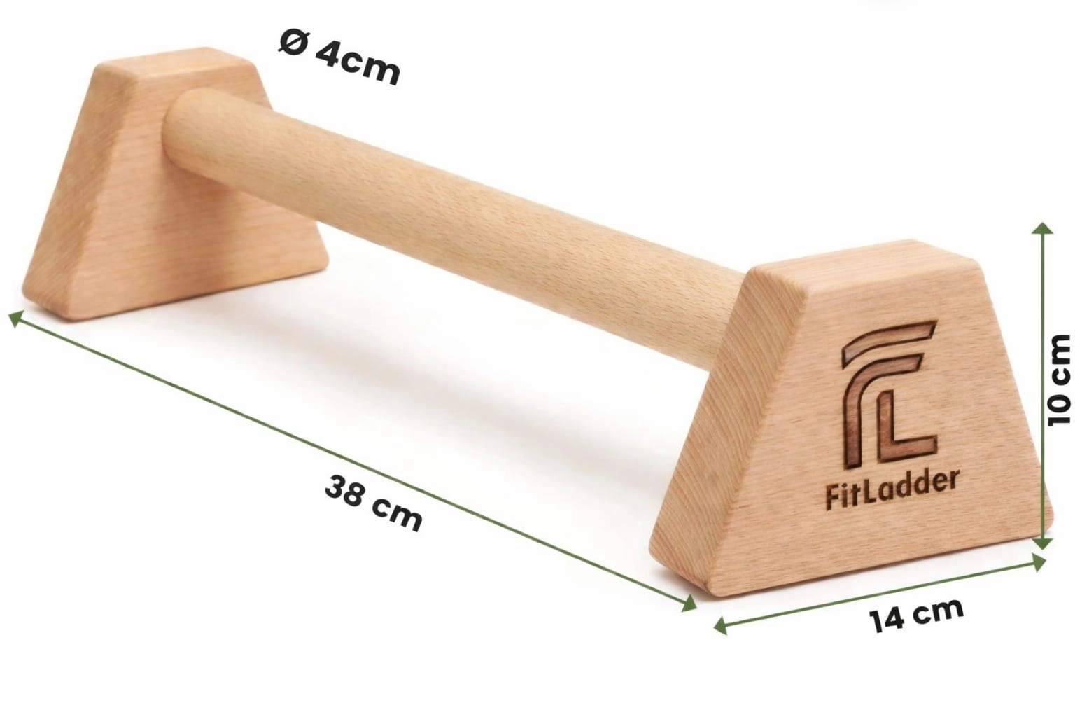 Ahşap Şınav Barı (Push Up Bar) – Kaymaz ve Dayanıklı Paralel Bar
