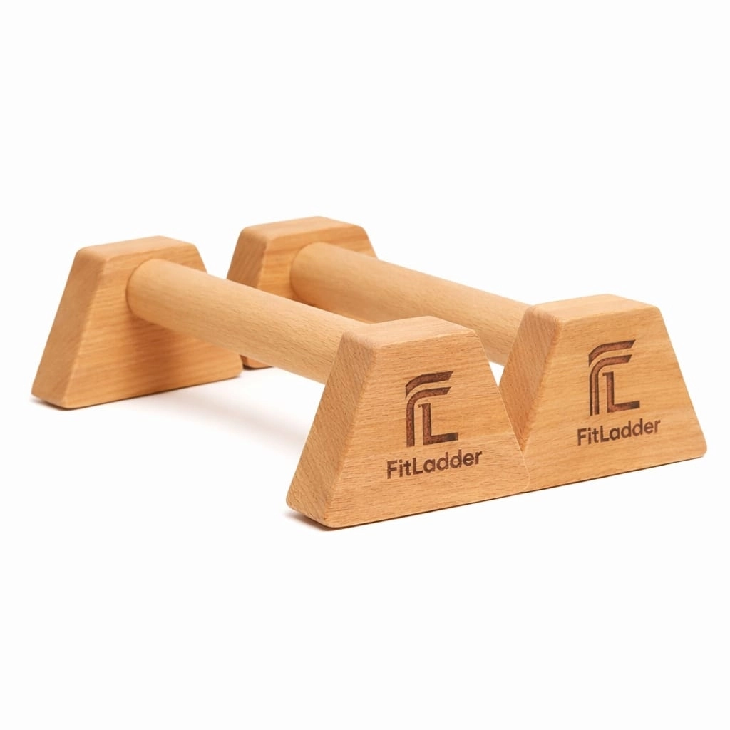 Ahşap Şınav Barı (Push Up Bar) – Kaymaz ve Dayanıklı Paralel Bar