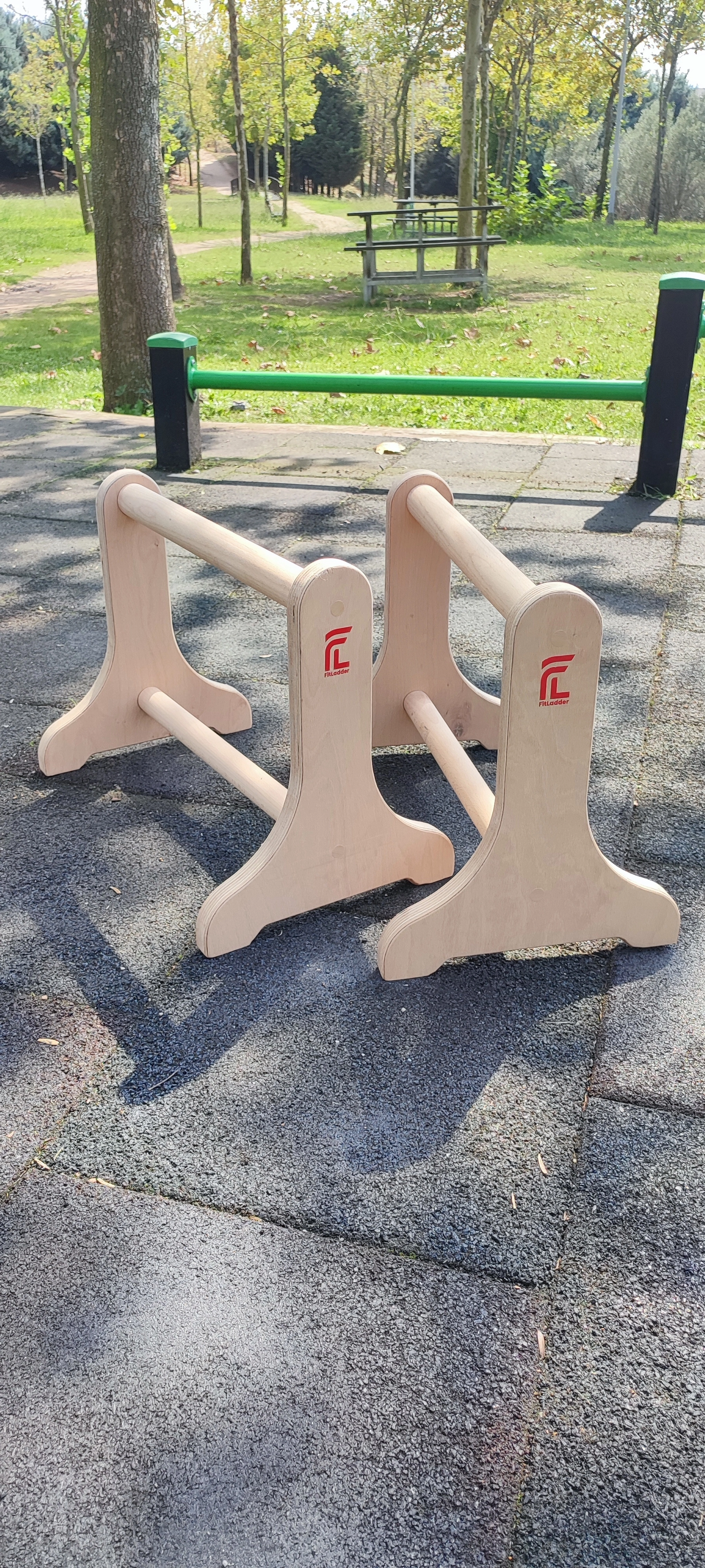 Yüksek Ahşap Push Up Bar – Dayanıklı Paralel Bar - Yüksek Şınav Barı