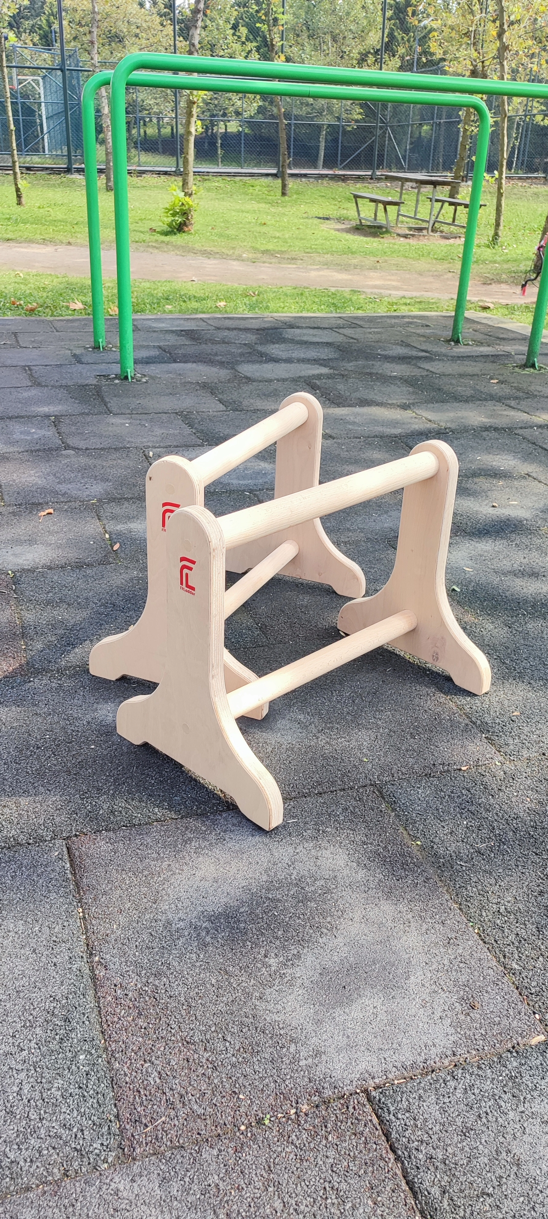 Yüksek Ahşap Push Up Bar – Dayanıklı Paralel Bar - Yüksek Şınav Barı